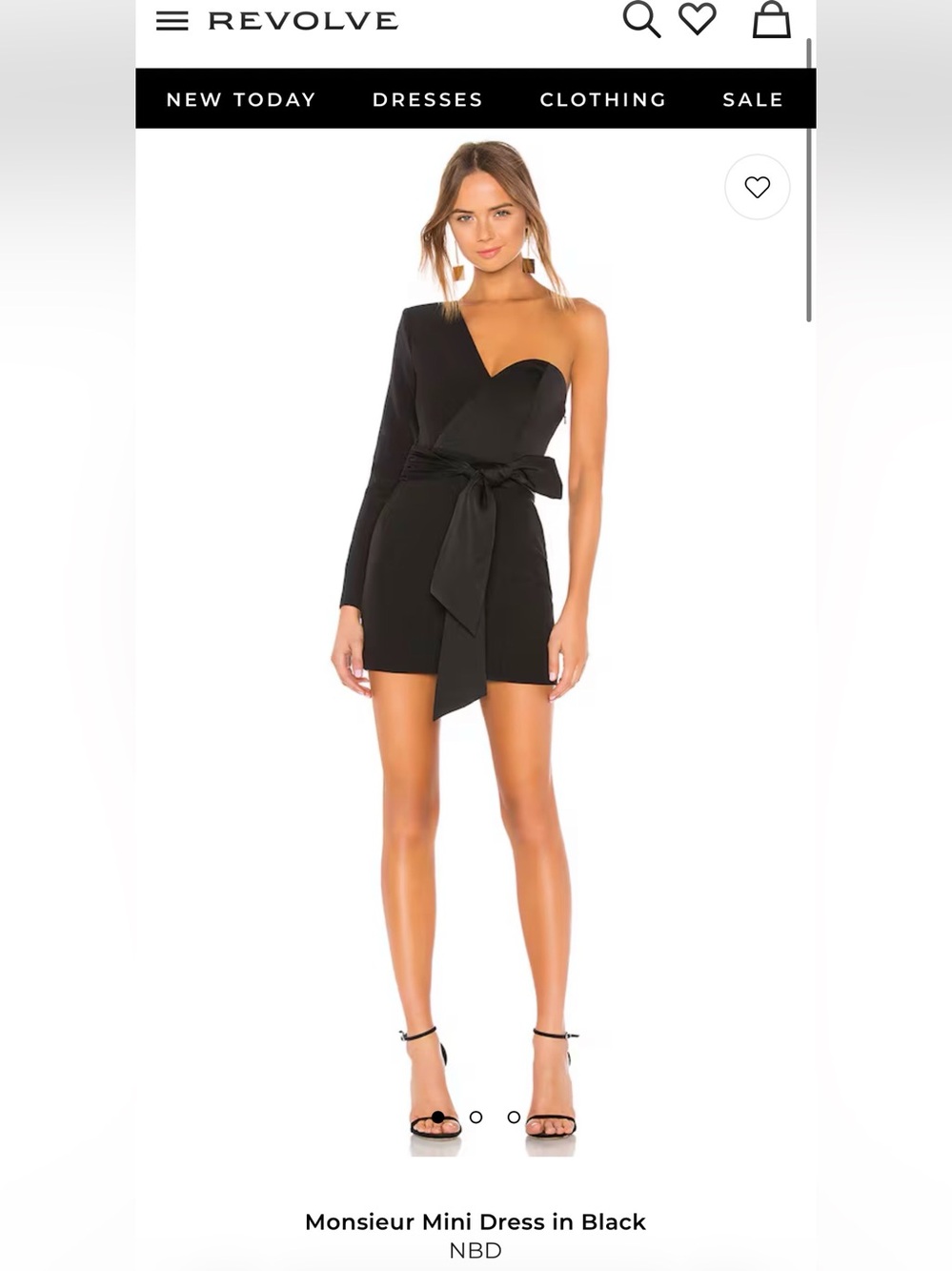 NBD Revolve Structured Mini Dress